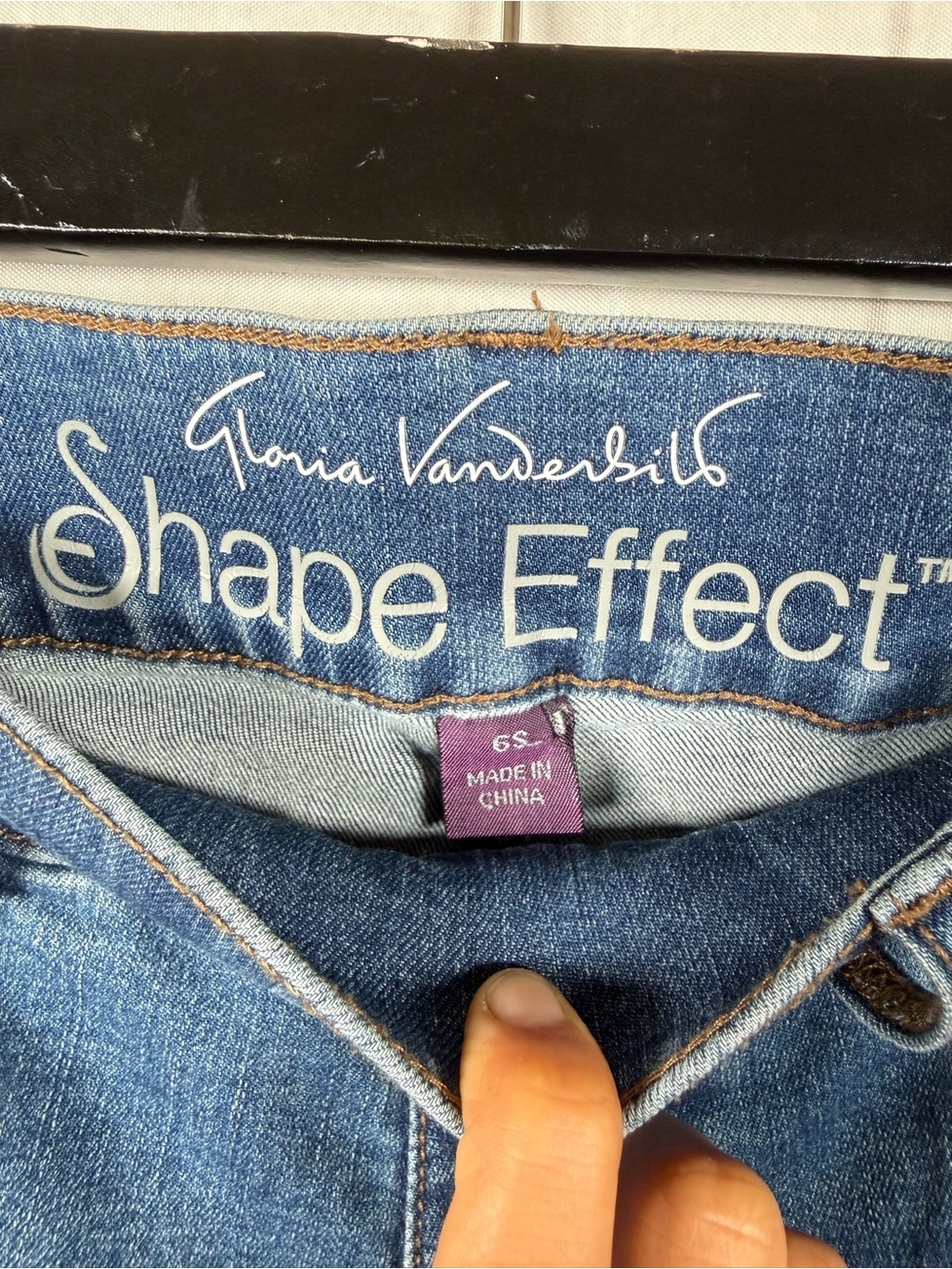 Gloria Vanderbilt Shape effect Jeggins Size 6 petite - Picture 2 of 7